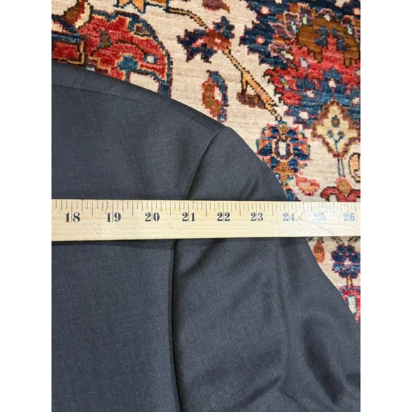 Peter Millar Grey Two Button Blazer Sport Coat Made In Canada Mens